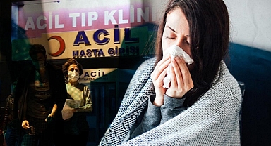 GRİP, NEZLE, KORONA SALGINI.. HASTANELER YER KALMADI..