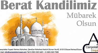 CANPOLAT TİCARET'TEN KANDİL KUTLAMASI