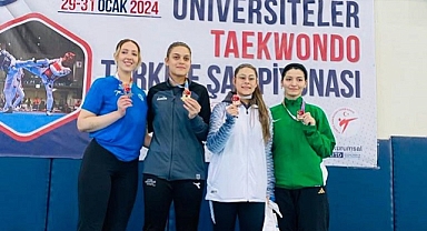 DÜZCE ÜNİVERSİTESİ TAEKWONDA ŞAMPİYONASINDA 4. OLDU