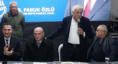 ÖMER KÜÇÜK'TEN FARUK ÖZLÜ'YE DESTEK