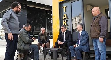 VALİ ASLAN TAKSİCİLERİ ZİYARET ETTİ