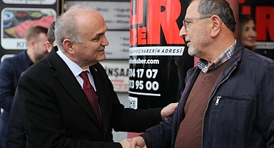BAŞKAN ÖZLÜ ESNAF ZİYARETİNDE