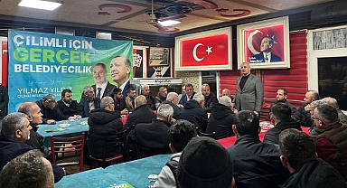 ÇİLİMLİ'DE AK PARTİ ADAYI YILDIZ ARAYI AÇIYOR