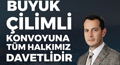 ÇİLİMLİ'DE MHP ADAYI BAYRAK SEÇMENLERİ BÜYÜK KONVOYA DAVET ETTİ