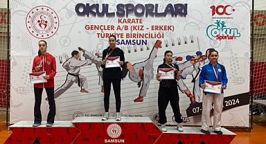 ELİF ŞİMAL KARATEDE ŞAMPİYO OLDU