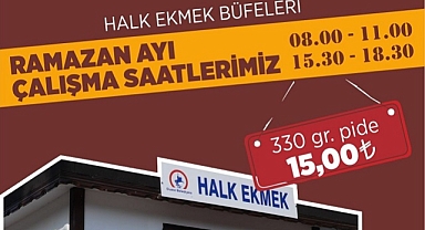 HALK EKMEKTE UCUZ PİDE SATIŞI BAŞLADI
