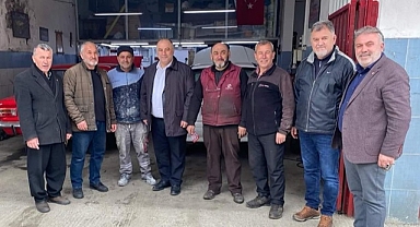MHP DÜZCE ADAYI YILMAZ ESER SANAYİ ÇARŞISINDA