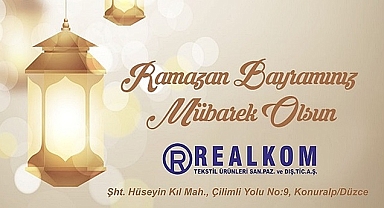 REALKOM RAMAZAN BAYRAMIZINI KUTLUYOR