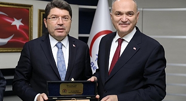 ADALET BAKANI TUNÇ'TAN ÖZLÜ'YE ZİYARET