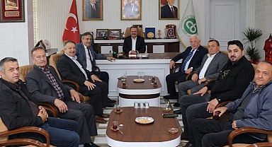 CHP'DEN MHP'Lİ BELEDİYEYE ANLAMLI ZİYARET