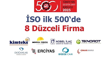 ISO 500'DE 8 DÜZCELİ FİRMA VAR