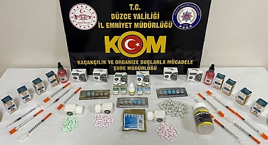KAÇAK HORMON İLAÇLARI YAKALANDI