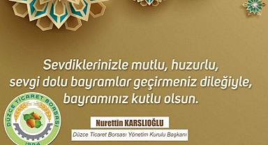 NURETTİN KARSLIOĞLU KURBAN BAYRAMINIZI KUTLAR