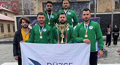 DÜZCE ÜNİVERSİTESİ RAFTİNG TAKIMI TÜRKİYE ŞAMPİYONU OLDU
