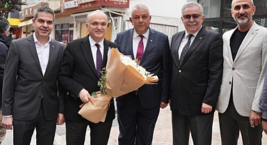 DÜZCE TSO BAŞKAN ÖZLÜ'YÜ AĞIRLADI
