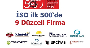 EN BÜYÜK İLK 500'DE DÜZCE'DEN 9 FİRMA YER ALDI