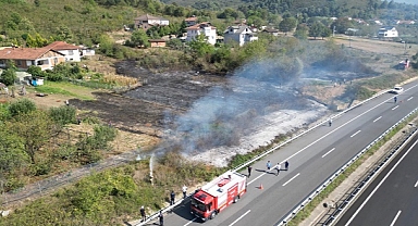 DÜZCE’DE 22 ANIZ YANGINI ÇIKTI