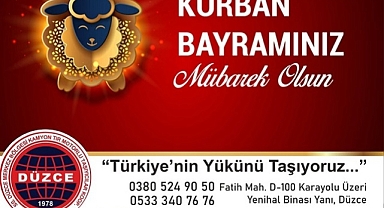 KAMYONCULAR KOOPERATİFİ KURBAN BAYRAMINIZI KUTLUYOR