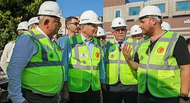 BAŞKAN ÖZLÜ VE MECLİS ÜYELERİ TSO İNŞAATINDA İNCELEME YAPTI