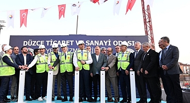 DÜZCE TSO YENİ HİZMET BİNASI TEMEL ATMA TÖRENİ YAPILDI