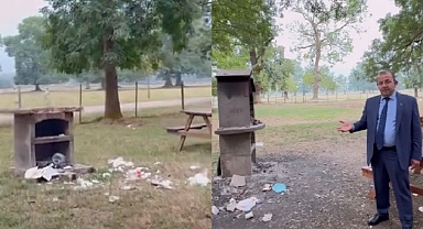 BAŞKANIN PİKNİKÇİLERE ÇÖP TEPKİSİ