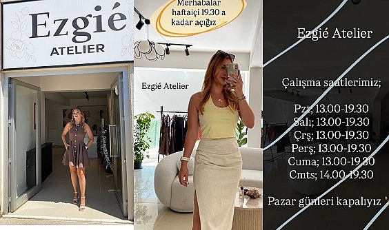 KONURALP'TE MODA ATÖLYESİ AÇILDI