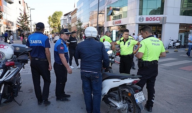 TRAFİĞE KAPALI ALANLARDA MOTOSİKLET DENETİMİ