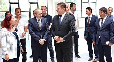 VALİ ASLAN'DAN OKUL YAPTIRAN İŞ İNSANI ÖZHAN OLCAY'A TEŞEKKÜR