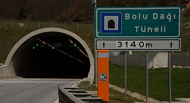 BOLU TÜNELİ HAFTA İÇİ İSTANBUL YÖNÜNDE 5 SAAT KAPANACAK