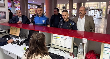 DÜZCE OTOGARINDA DENETİM