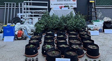 JANDARMADAN UYUŞTURUCU YETİŞTİRİLEN EVE BASKIN