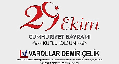 VAROLLAR DEMİR ÇELİK'TEN 29 EKİM KUTLAMASI