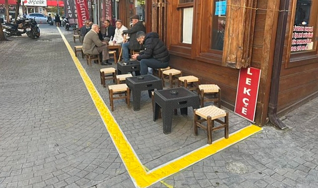 AKÇAKOCA ESNAFINA SARI ÇİZGİ SINIRI