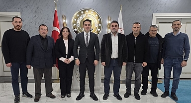  ÇALIŞAN GAZETECİLER CEMİYETİ’NDEN BAŞSAVCI EMRE’YE ZİYARET