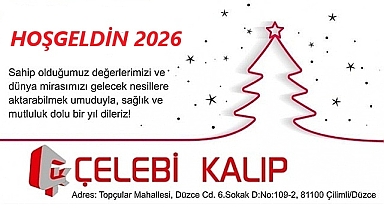 ÇELEBİ KALIP YENİ YILINIZI KUTLUYOR