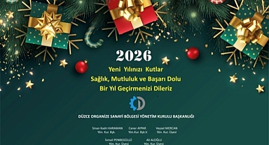 DÜZCE 1. OSB YÖNETİMİ YENİ YILINIZI KUTLUYOR