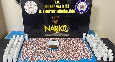 DÜZCE'DE UYUŞTURUCU HAP OPERASYONU