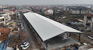 DÜZCE’NİN ÜÇÜNCÜ MODERN PAZARYERİ HIZLA YÜKSELİYOR