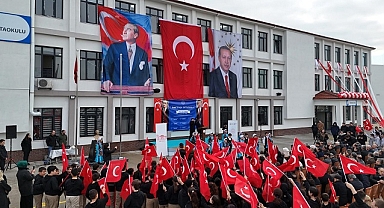 İSMETPAŞA ORTAOKULU’NUN 24 DERSLİKLİ YENİ BİNASI TÖRENLE AÇILDI