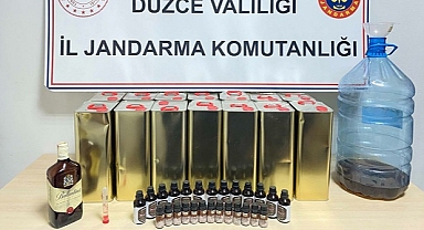 JANDARMA SAHTE İÇKİ YAKALADI