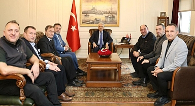 ÇALIŞAN GAZETECİLER CEMİYETİ'NDEN VALİ MAKAS'A ZİYARET