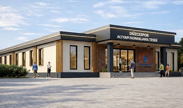 DÜZCESPOR KONAKLAMA TESİSİ’NİN TEMELİ ATILDI