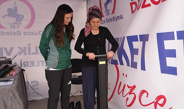 MİLLET BAHÇESİ’NDE ÜCRETSİZ VÜCUT ANALİZİ ÖLÇÜMÜ YAPILIYOR