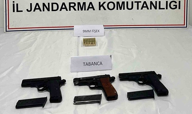 RİZE'DEN DÜZCE'YE SİLAH KAÇAKÇILIĞI