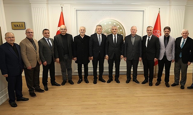 TAŞLI VE KOOPERATİF BAŞKANLARINDAN VALİ MAKAS'A ZİYARET