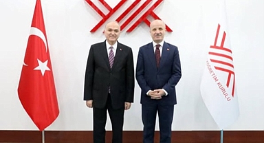 BAŞKAN ÖZLÜ, YÖK BAŞKANI İLE GÖRÜŞTÜ