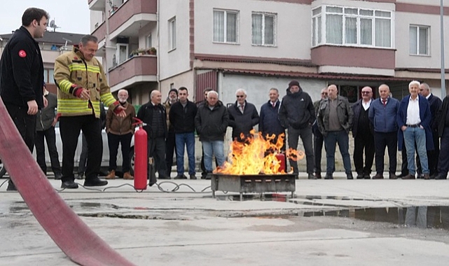 BELEDİYE OTOBÜS ŞOFÖRLERİ YANGIN EĞİTİMİ ALACAK 