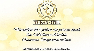TURAN OTEL RAMAZAN BAYRAMINIZI KUTLAR
