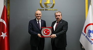 BBP GENEL BAŞKANI DESTİCİ’DEN BAŞKAN ÖZLÜ’YE ZİYARET