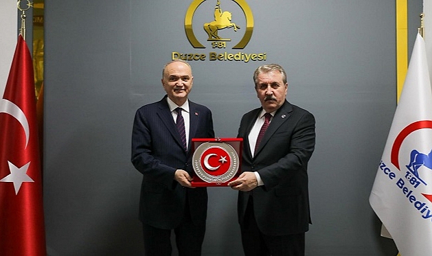 BBP GENEL BAŞKANI DESTİCİ’DEN BAŞKAN ÖZLÜ’YE ZİYARET